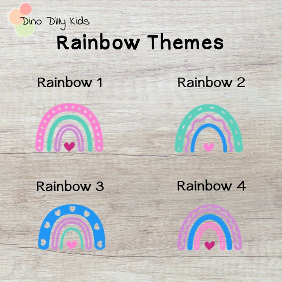 Keychains - Rainbow Themes