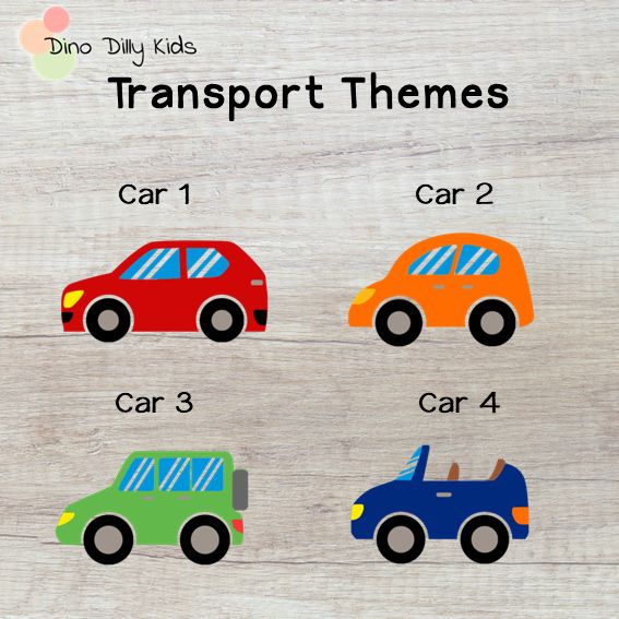 School Bag Tags/Keychains - Car Themes