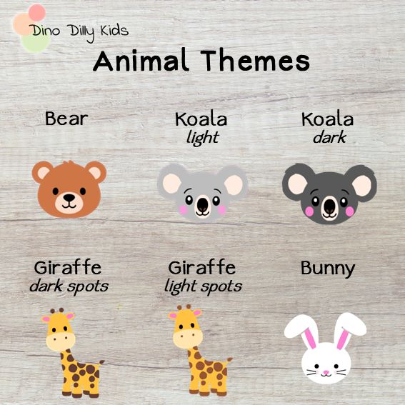 School Bag Tags/Keychains - Animal Themes