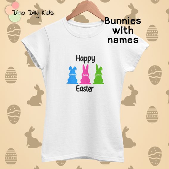 Easter Shirts - Three Bunnies  starting from