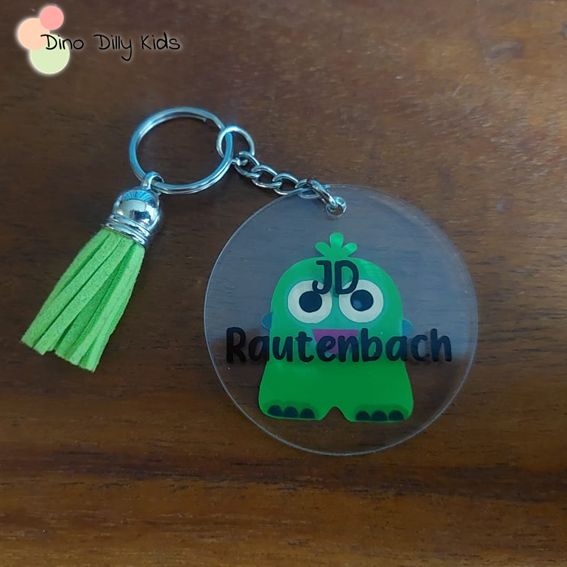 School Bag Tags/Keychains - Monster Themes