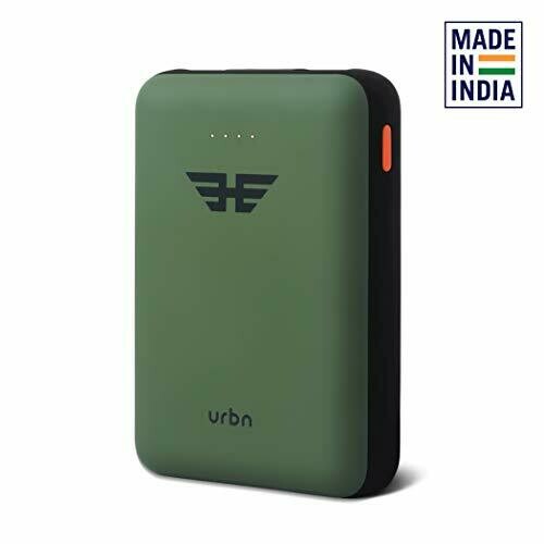 URBN 10000 mAh Li-Polymer Ultra Compact Power Bank with 12W Fast Charge (Camo)