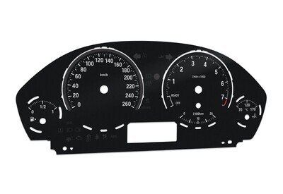 BMW 3,4 series F3x - From MPH to km/h conversion dials