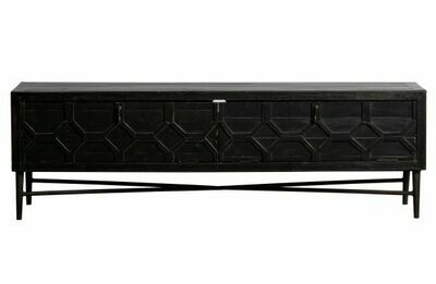 BEQUEST TV UNIT WOOD BLACK