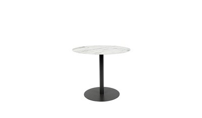 SIDE TABLE SNOW MARBLE OVAL