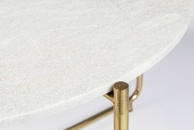 COFFEE TABLE TIMPA MARBLE WHITE
