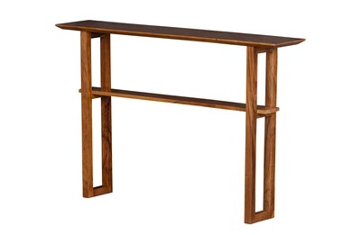 A-SIDE CONSOLE  WOOD BROWN