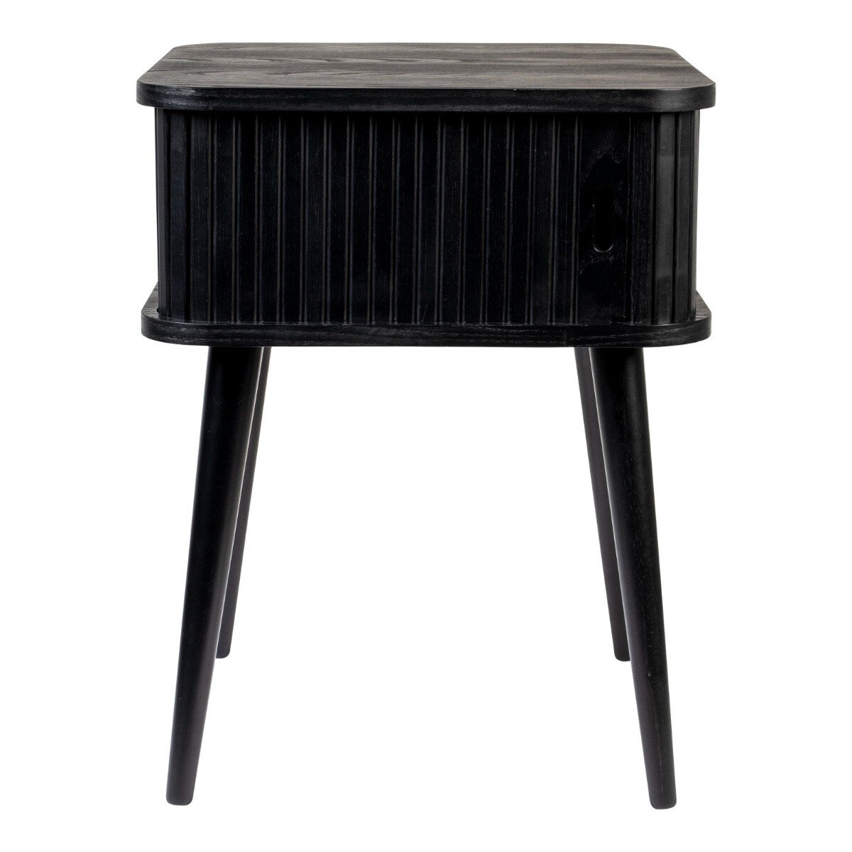 BARBIER SIDE TABLE WALNUT, Barbier Side Table Walnut: Barbier Side Table Black