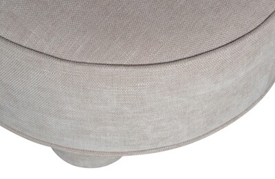 BODI POUF WITH ROUND LEGS NATUREL