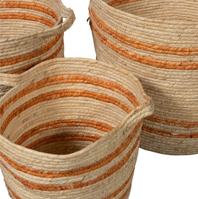 SET OF 3 - PRACTICAL BASKETS NATURAL