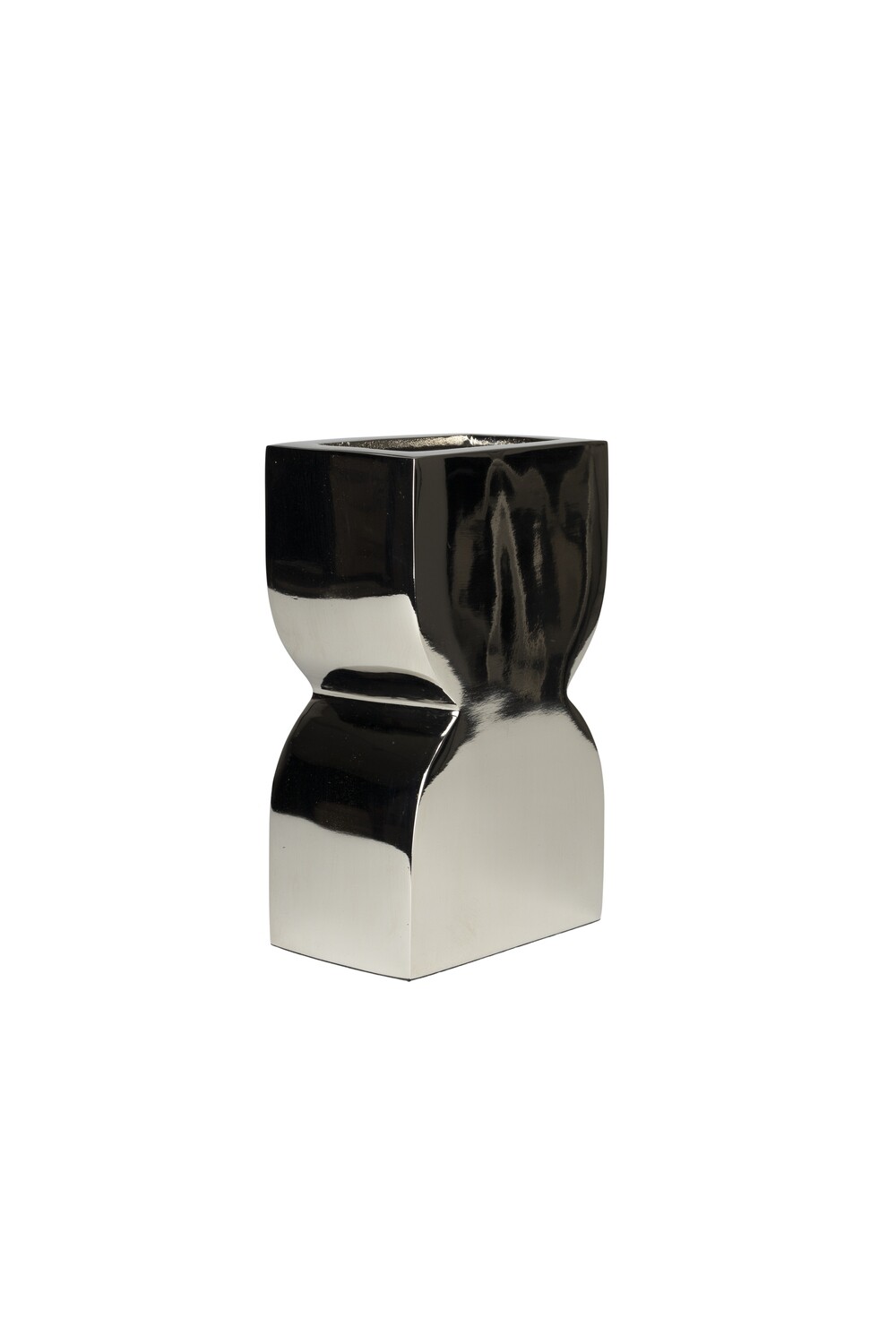 CONES VASE, COLORS: SILVER, SIZE: L