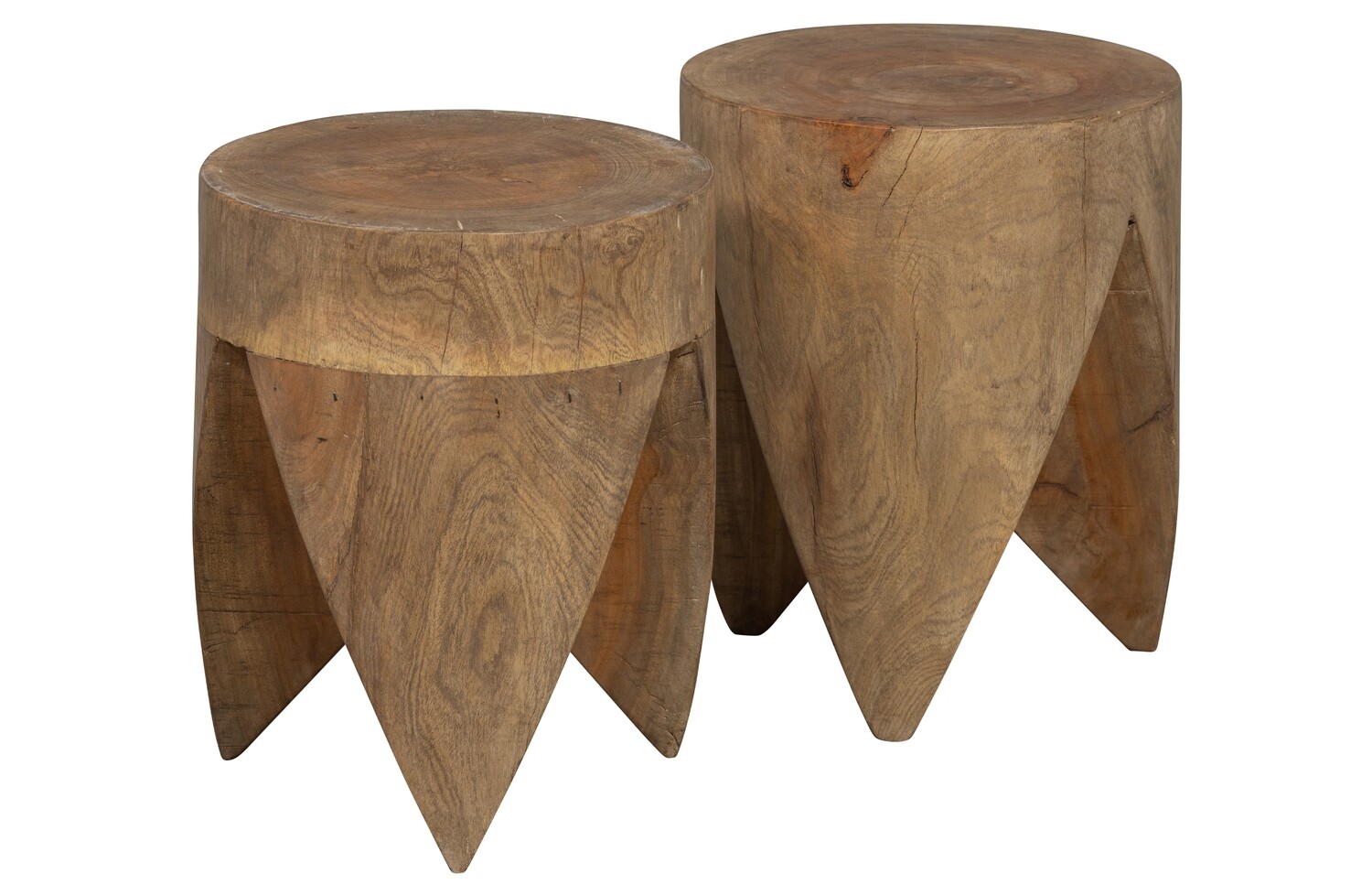 TRUNK SIDE TABLES - SET OF 2