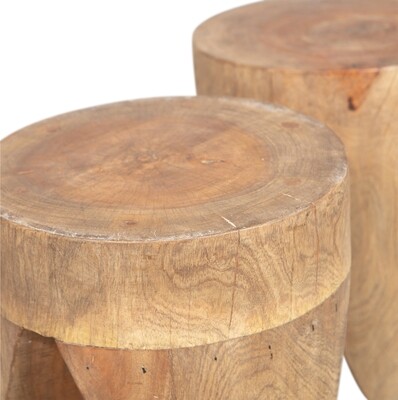 TRUNK SIDE TABLES - SET OF 2