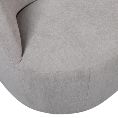 TURN SWIVEL ARMCHAIR NATURAL