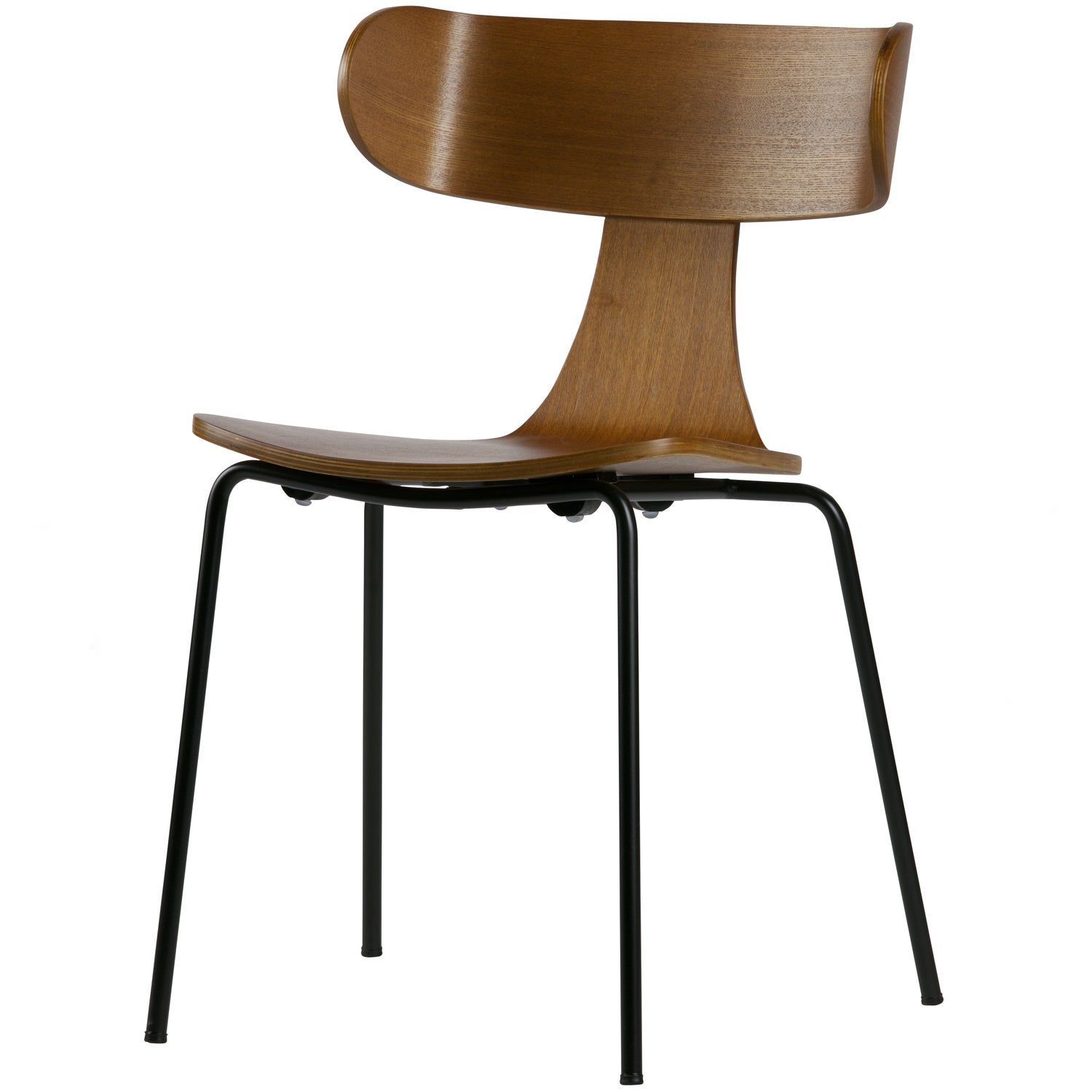 FORM WOODEN CHAIR, COLOR: BROWN