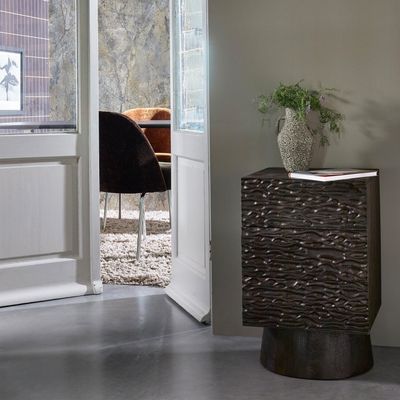 CRUMBLE CARVED NIGHTSTAND