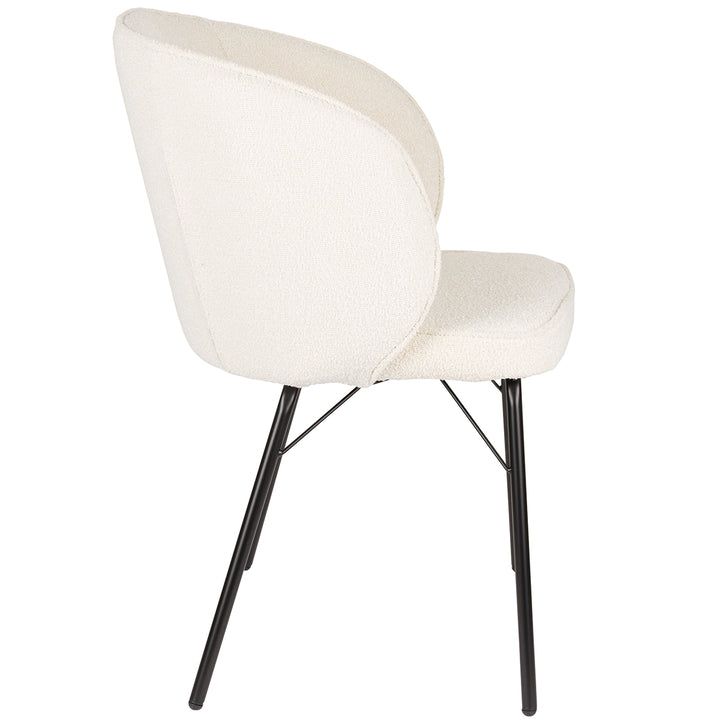 JOA DINING CHAIR, COLOR: WHITE