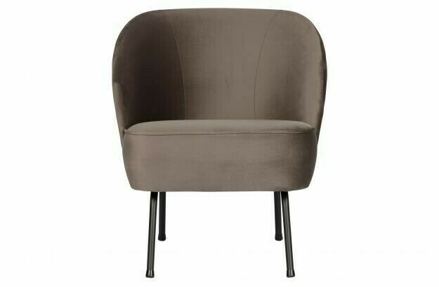 VOGUE VELVET ARMCHAIR, Color: Nougat