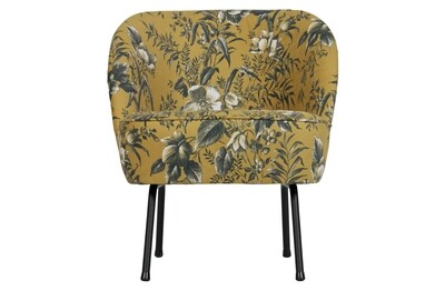 VOGUE ARMCHAIR VELVET POPPY MUSTARD
