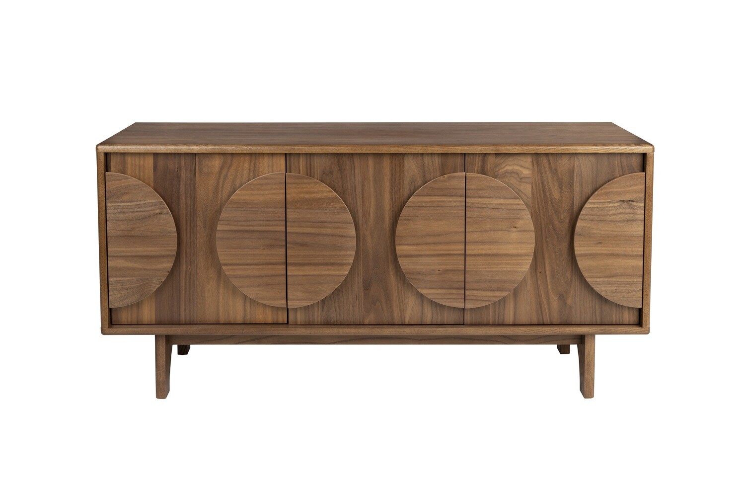 GROOVE SIDEBOARD, COLORS: WALNUT, MODEL: 3 DOORS