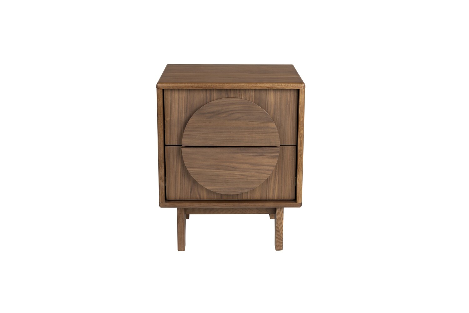 GROOVE SIDE TABLE, COLORS: WALNUT
