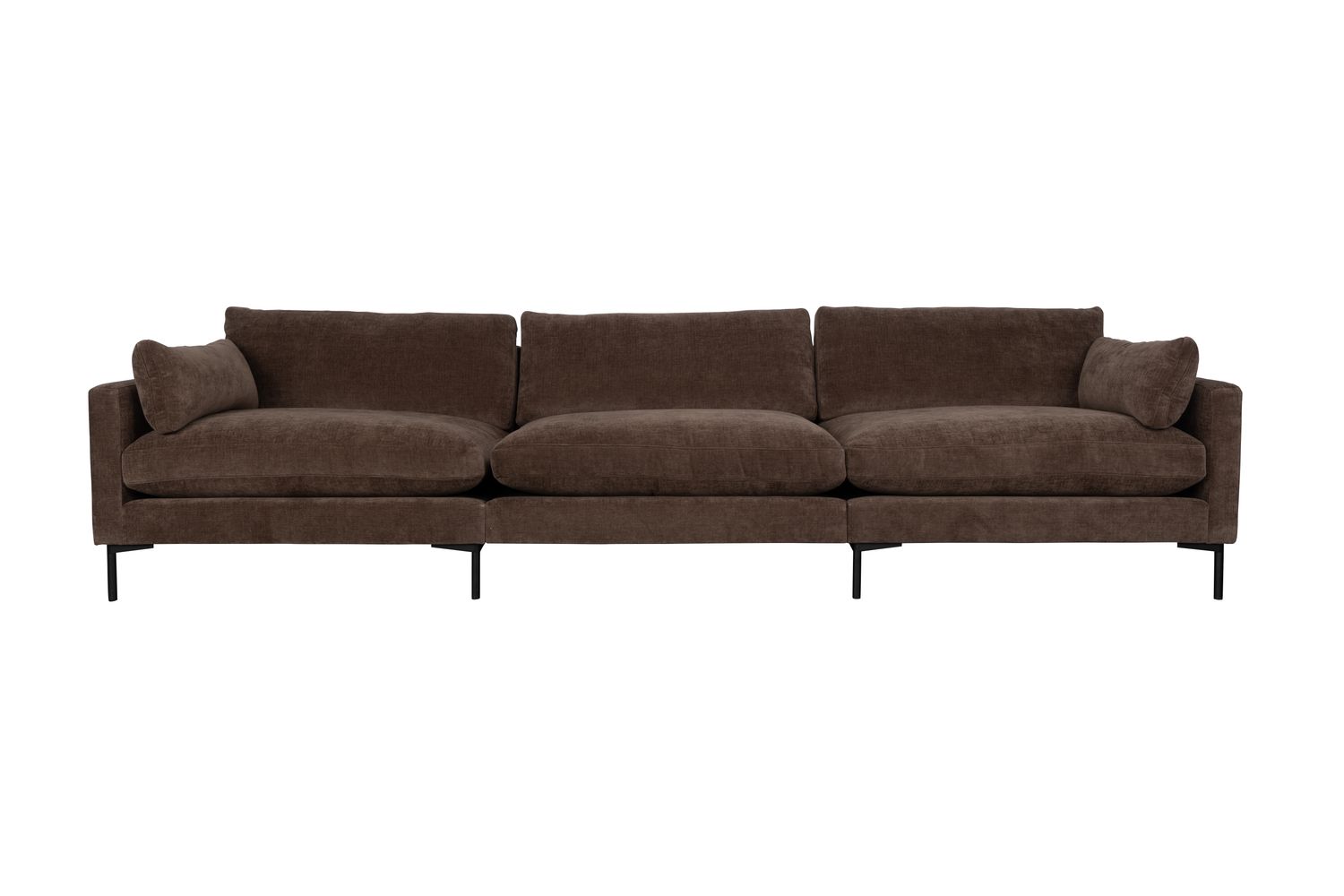 SUMMER 4.5-SEATER SOFA DARK BROWN