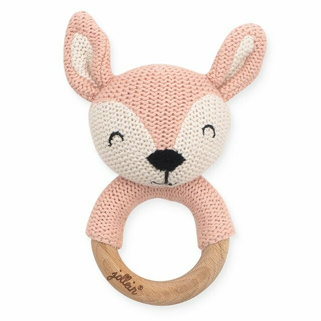 Bijtring Deer pale Pink