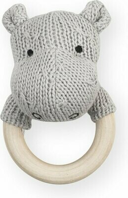 Rammelaar Soft knit hippo light grey