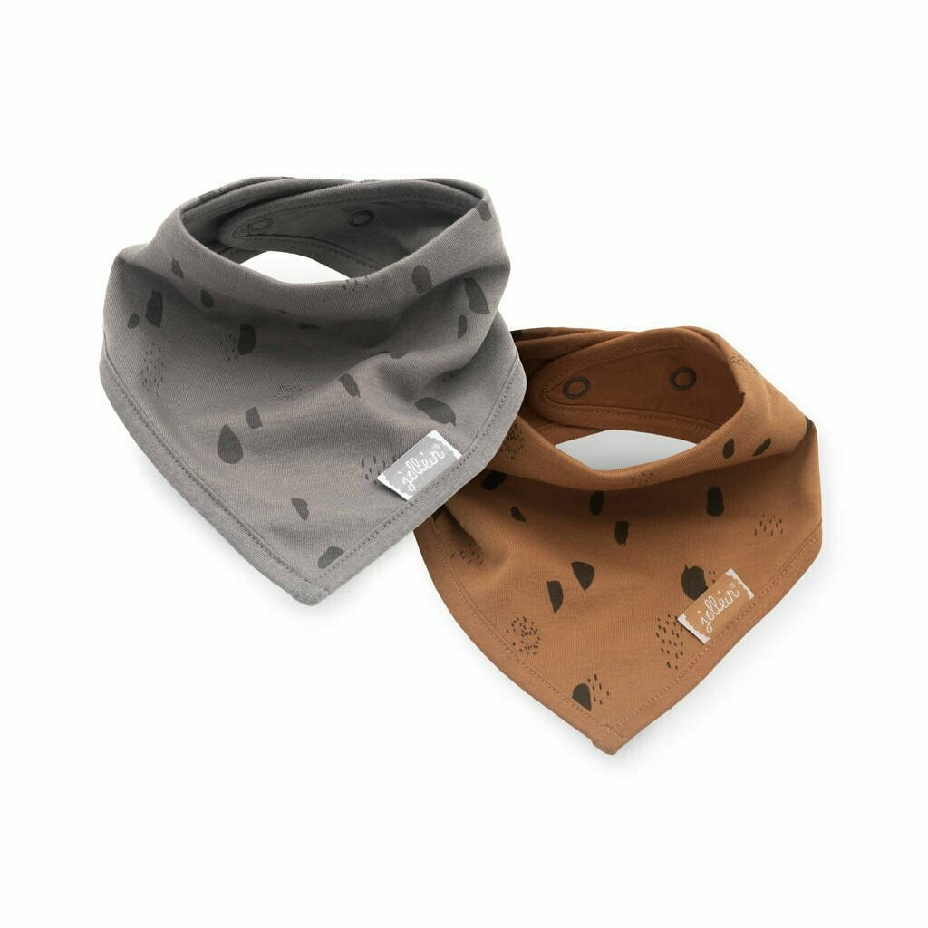 Slab Bandana SPot caramel & storm grey (2pack)