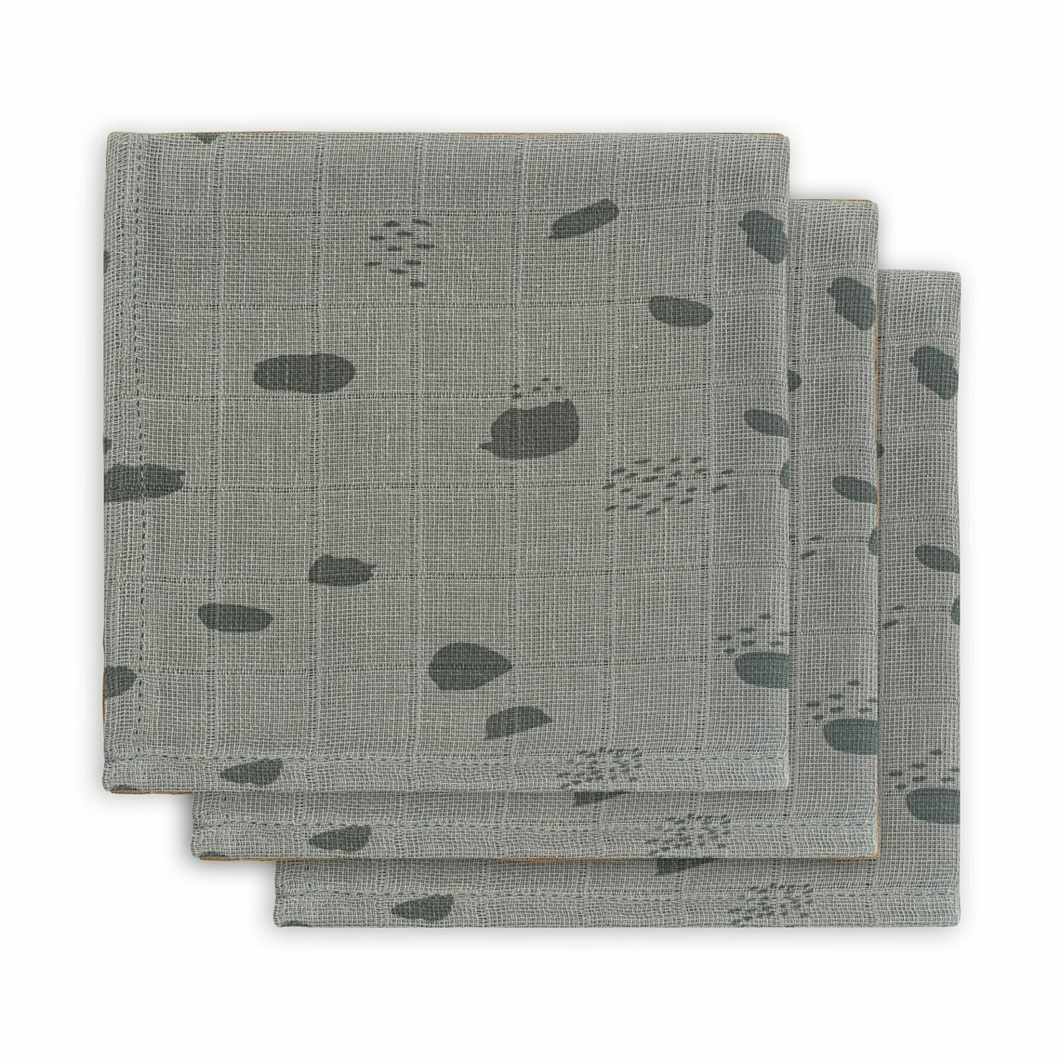 Hydrofiele monddoekjes grijs