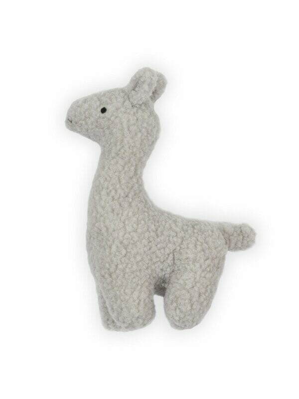 Lama Knuffel grijs