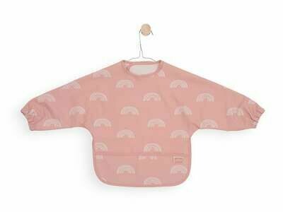Slab waterproof met mouw Rainbow blush pink
