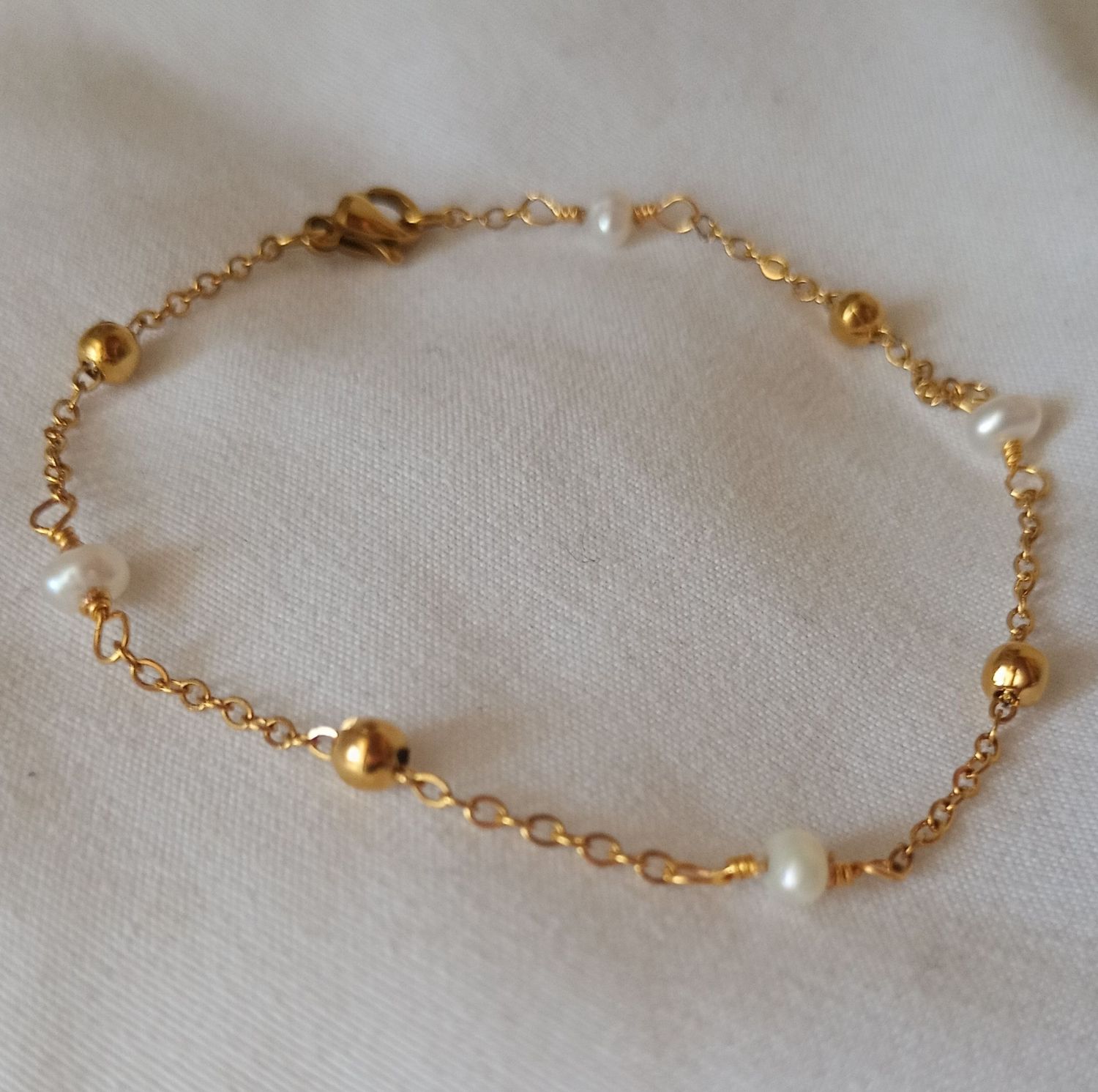 BRACELETS OR LAMINÉ