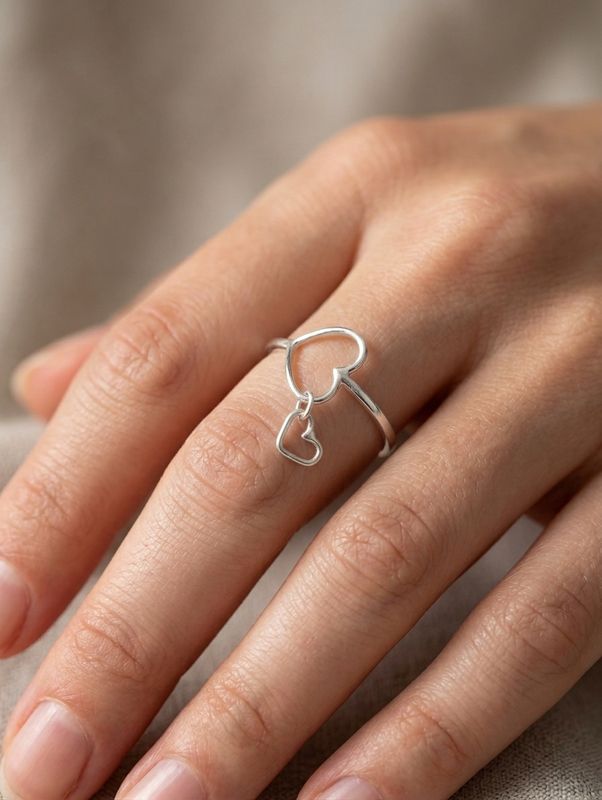 BAGUES OR LAMINÉ/ARGENT 