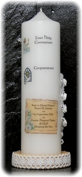 Floral Christening Medium