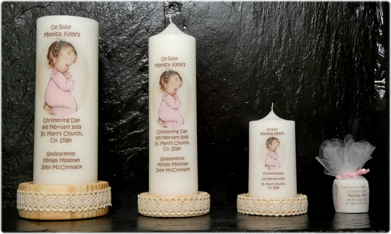 Praying Girl Candles