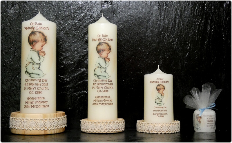 Praying Boy Candles