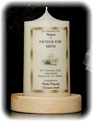 Chalice &amp; Border Candle Small