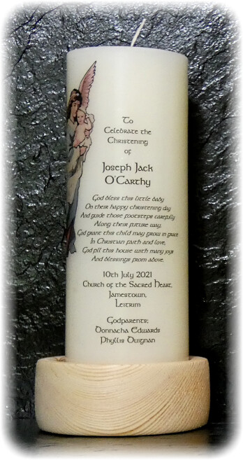 Guardian Angel Candle Large
