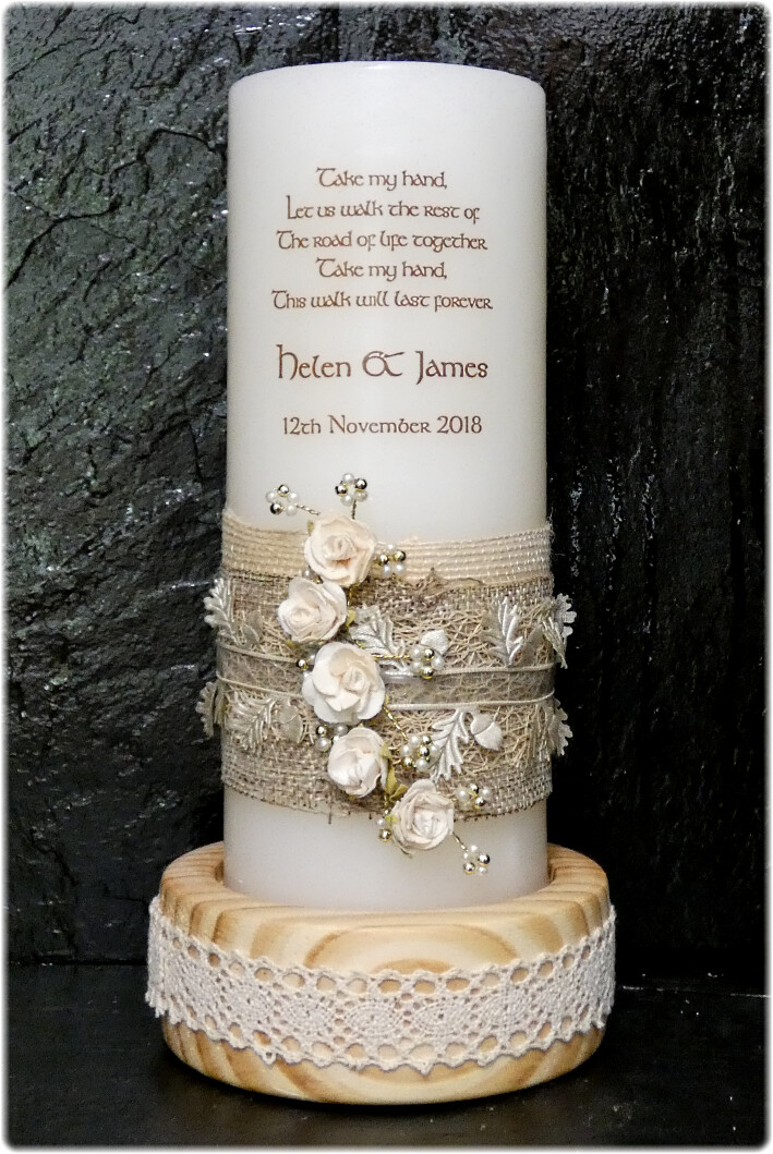 Rustic Roses with Spray