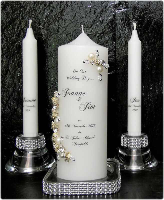 Diamond &amp; Pearl Candle