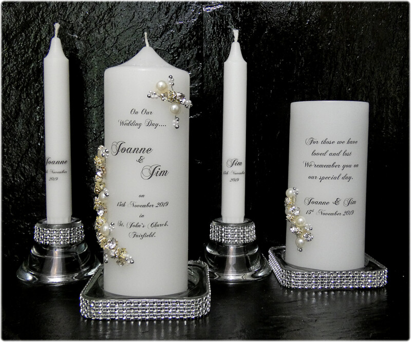Diamond &amp; Pearl + Remembrance Candle