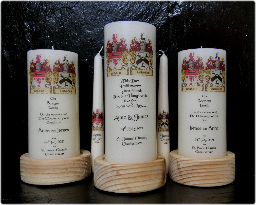 Heraldic Candle Family Set