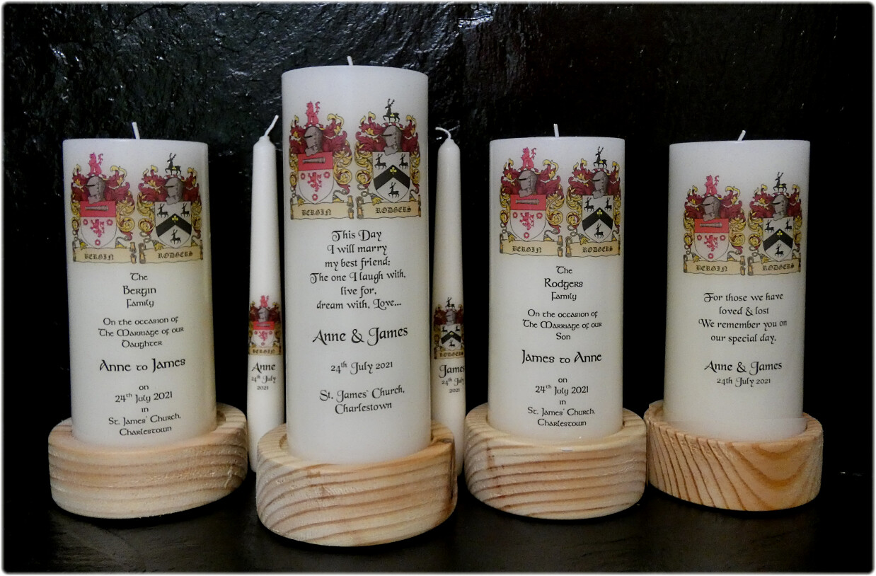 Heraldic Candle Family Set