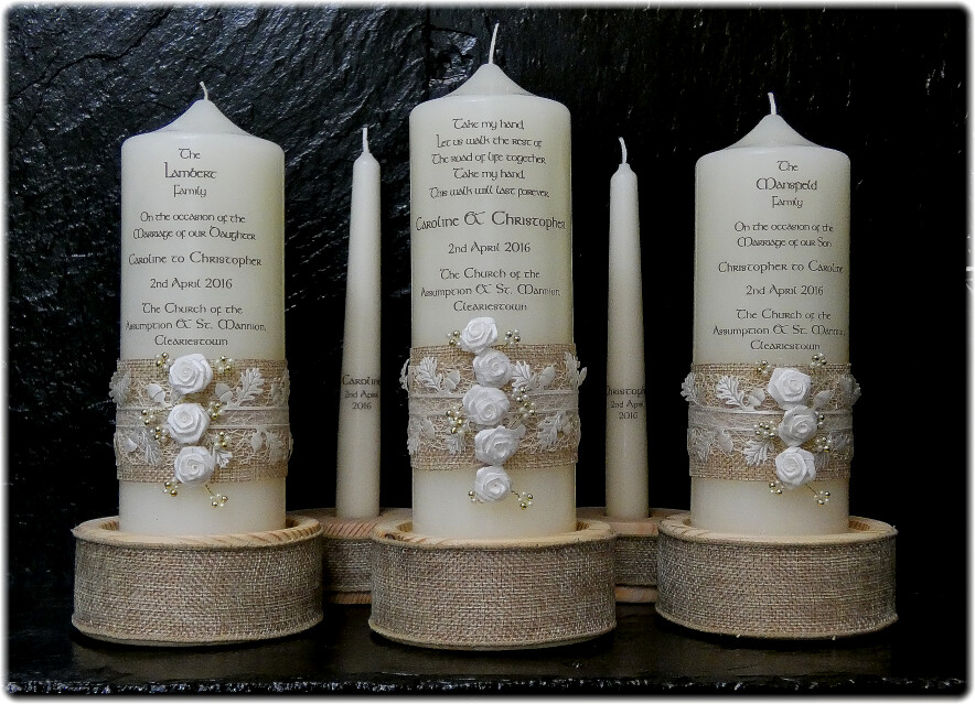 Rustic Rose Buds and Spray Family Set