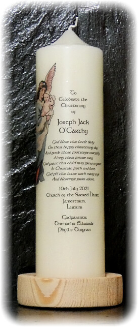 SPECIAL OFFER GUARDIAN ANGEL CANDLES MEDIUM + 5 FAVORS