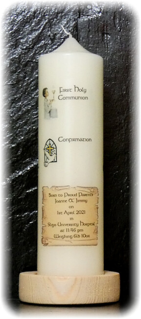 SPECIAL OFFER GUARDIAN ANGEL CANDLES MEDIUM + 5 FAVORS