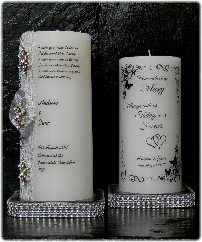 Jewelled Bookend + Remembrance Candle