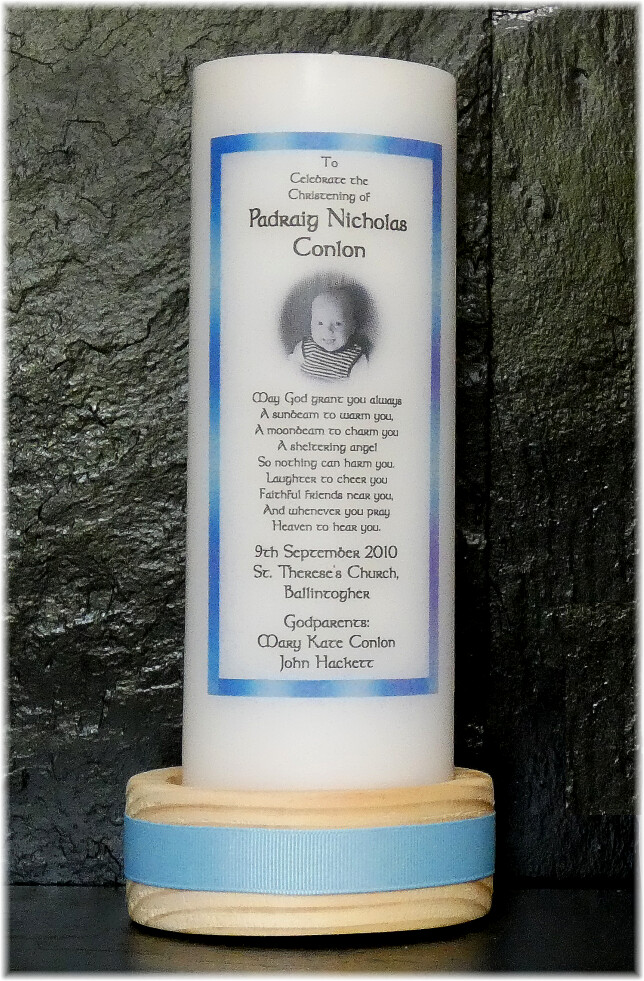Border Candle Large