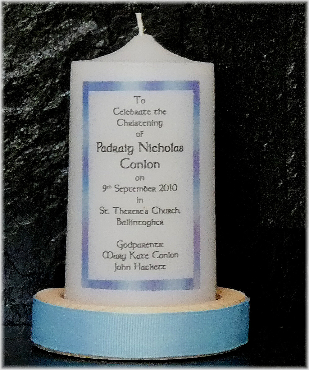 Border Candle Small